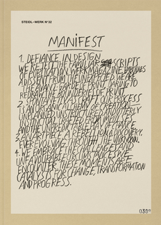 STEIDL-WERK No. 32: MANIFEST