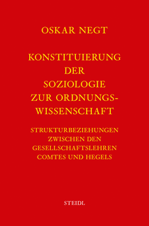 Werkausgabe Bd. 1 / Konstituierung der Soziologie als Ordnungswissenschaft